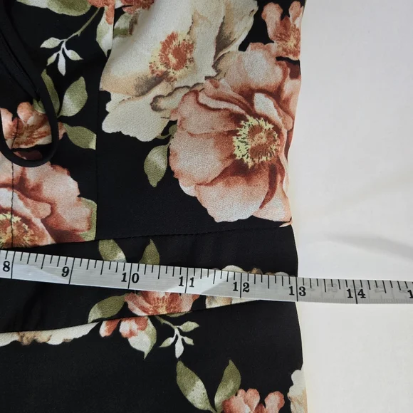 Revolve Likely Marlena Jumpsuit in Black Multi floral like new size 2 - Picture 9 of 10
